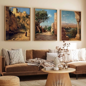 Set of 3 Morocco Posters, Morocco Travel Prints, Morocco Art, Islamic  Art, Arabic Poster, Botanical Decor, North Africa Gift