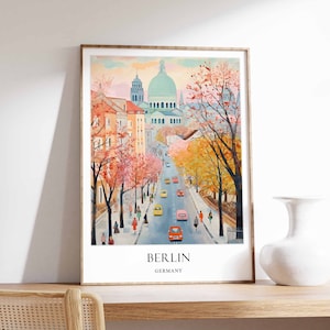 Berlin Poster, Germany Poster, European Poster, Brandenburg Gate Poster, German Poster, Berlin wall Poster, Berlin Travel Art, Wall Decor