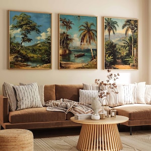 Set of 3 Jamaica Posters, Jamaica Travel Print, Jamaica Art, Tropical Decor, Caribbean Wall Art, North American Travel Print