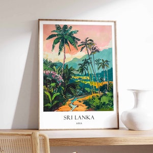 Sri Lanka Poster, Sri Lanka Travel, Sri Lanka Tourism, Sri Lanka Landscape, Sri Lanka Beaches, Sri Lanka Wildlife, Sri Lanka Temples Decor
