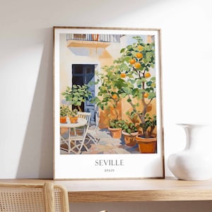 セビリアのポスター、スペインのポスター、アンダルシアのポスター、フラメンコのポスター、スペイン建築のポスター、ヨーロッパのポスター、セビリアの旅行、セビリアの装飾