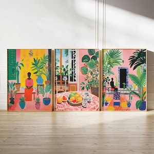 Set of 3 Jamaica Travel Posters, Vintage Caribbean Print, Tropical Print, Jamaican Wall Art, Travel Print, Jamaican Decor, Islands Art