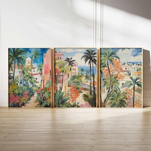 Set of 3 Zanzibar Posters, Tanzania Poster, Beach Poster, Island Poster, Tropical Poster, African Poster, Zanzibar Art Print, Zanzibar Art
