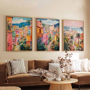Set of 3 Colombia Posters, Colombia Prints, Travel Wall Art Set, Colombia Landscape Posters, Colombian Art Prints, Colombia Travel Prints