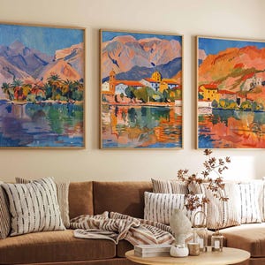 Set of 3 Afghanistan Travel Prints, Afghanistan Travel Posters, Afghan Gift, Islamic Decor, Traditonal Islamic Art, Muslim Gift, Islamic Art