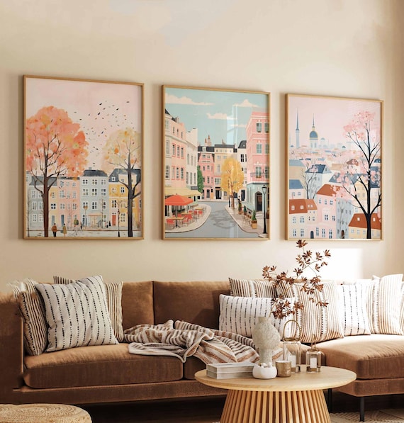 Set of 3 Berlin Posters, Berlin Germany Prints, Berlin Wall Art Set, German Travel Posters, City Prints, Europe Decor, Berlin Travel Gift