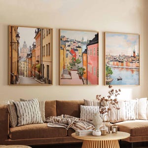 Set of 3 Sofia Bulgaria Poster, Sofia Travel Print, Sofia Wall Art, Bulgaria Decor, Sofia Gift