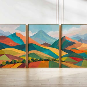 Set of 3 Ecuador Posters, South America Travel Prints, Ecuador Wall Art, Landscape Decor, Ecuador Travel Gift, Adventure Prints
