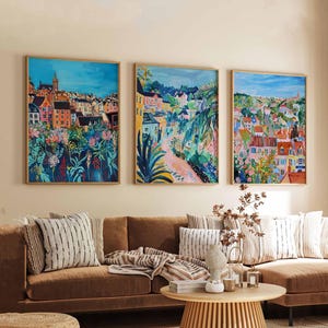 Set of 3 Hemel Hempstead Posters, UK Town Prints, Hertfordshire Wall Art, Hemel Hempstead Prints, British Travel Posters