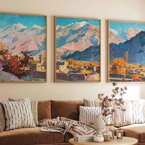Set of 3 Afghanistan Travel Prints, Afghanistan Travel Posters, Afghan Gift, Islamic Decor, Traditonal Islamic Art, Muslim Gift, Islamic Art