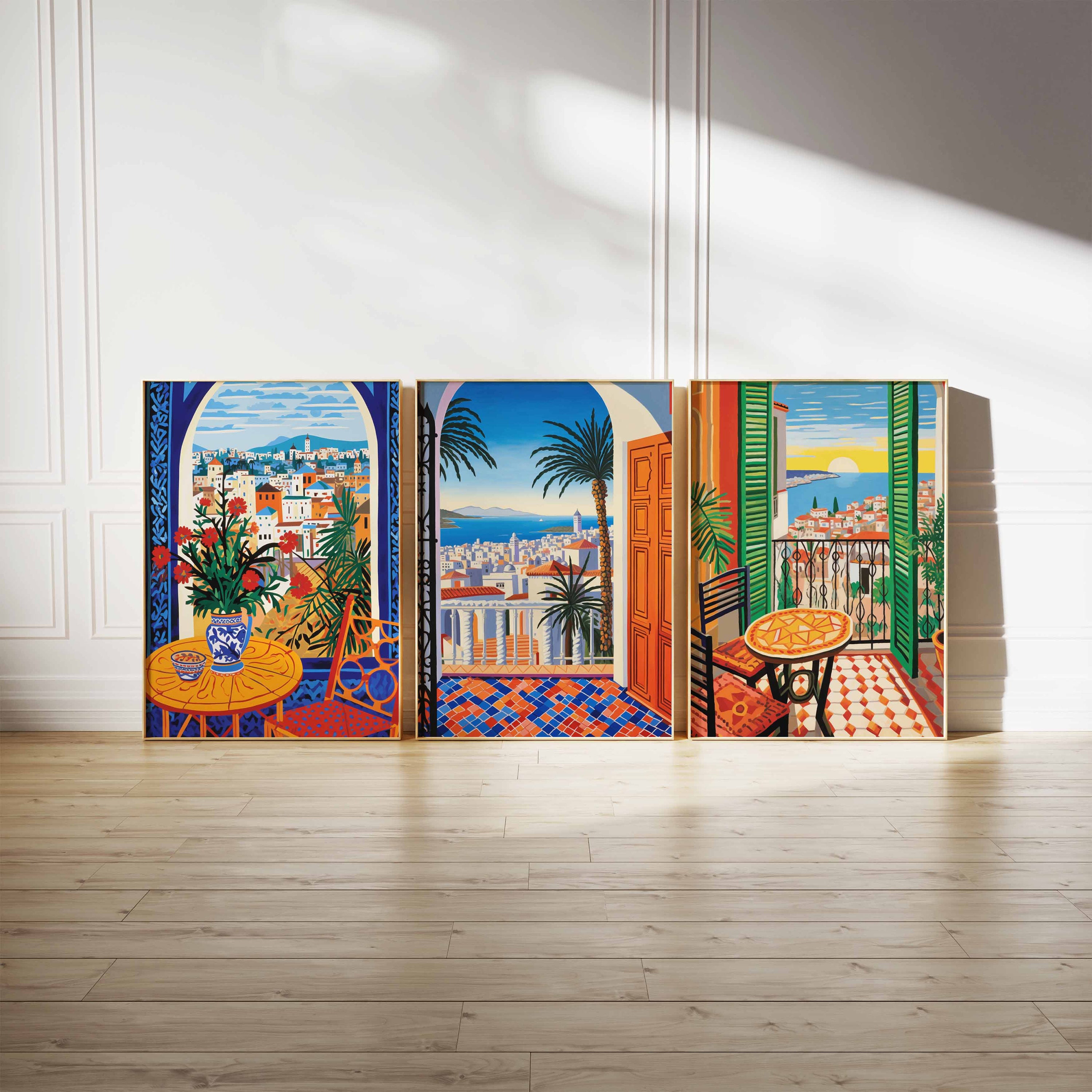 Set of 3 Algiers Posters, Vintage Algerian Travel Prints, Algerian ...