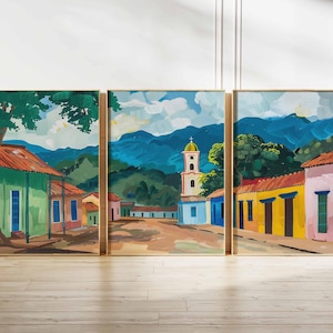 Set of 3 Ecuador Posters, South America Travel Prints, Ecuador Wall Art, Landscape Decor, Ecuador Travel Gift, Adventure Prints