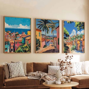 Set of 3 Madagascar Posters, Madagascar Wall Art, Madagascar Prints, African Decor, Madagascar Art Prints, Home Decor Set, Gift Idea