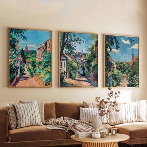 Set of 3 Highgate Posters, London Travel Prints, Highgate Wall Art Set, UK City Poster Decor, Scenic Print Set for Home or Gift
