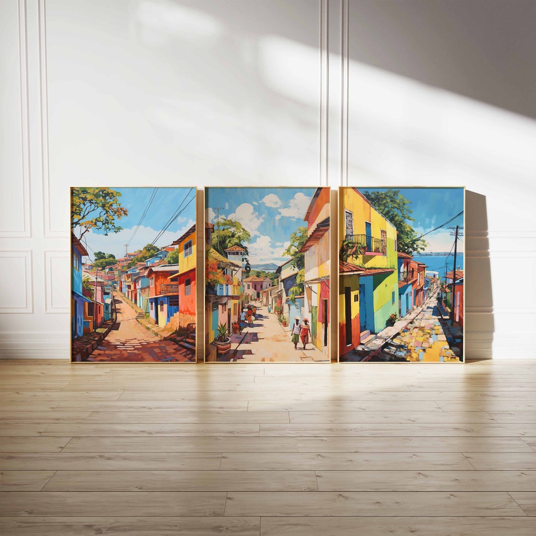 Set of 3 Madagascar Posters, Vintage African Aesthetic Prints ...