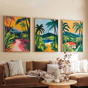 Set of 3 Democratic Republic of Congo Posters, African Prints, DRC Wall Art, Travel Posters Set, Congo Decor, DRC Art Prints, Africa Art