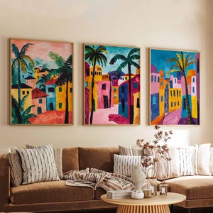 Set of 3 Democratic Republic of Congo Posters, African Prints, DRC Wall Art, Travel Posters Set, Congo Decor, DRC Art Prints, Africa Art