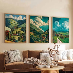 Set of 3 West Sussex Posters, England Travel Prints, Coastal Wall Art Set, Chichester Decor Prints, Countryside Poster Set, UK Gift for Home