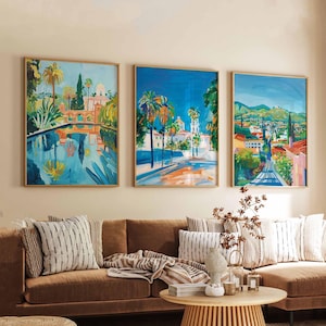 Set of 3 Fort Worth Texas Posters, Travel Prints Set, Fort Worth Wall Art, Fort Worth City Decor, Fort Worth Print Set, Texas Poster Gift