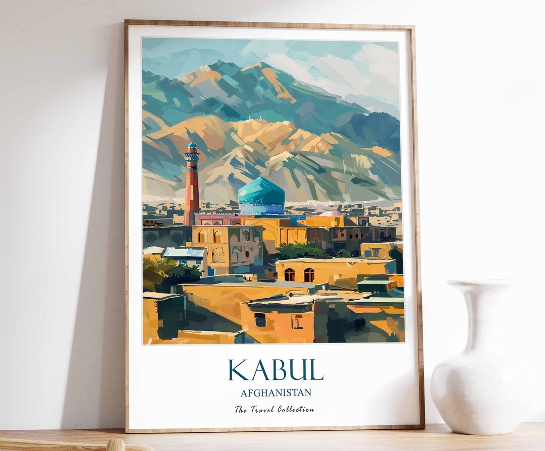 Kabul Print, Kabul Travel Poster, Afghanistan Poster, Islamic Decor ...