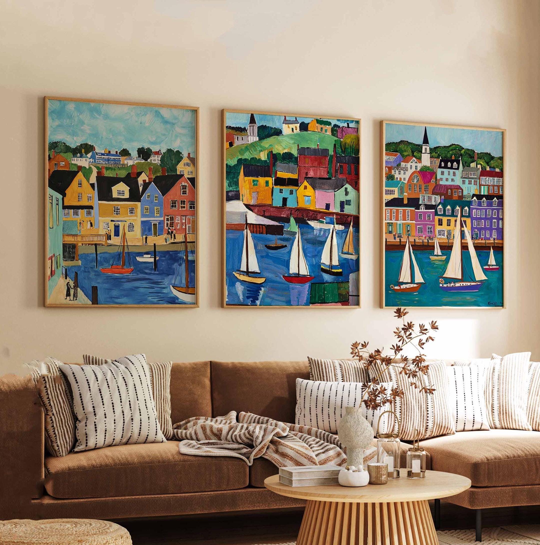 ニューポートポスター3枚セット、ウェールズ旅行プリント、ニュー