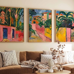 Set of 3 Tel Aviv Posters, Israel Travel Prints, Tel Aviv Travel Prints, Jewish Wall Art, Middle East Poster, A1/A2/A3/A4