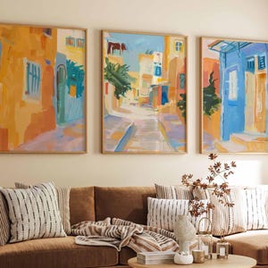 Set of 3 Tel Aviv Posters, Israel Travel Prints, Tel Aviv Travel Prints, Jewish Wall Art, Middle East Poster, A1/A2/A3/A4