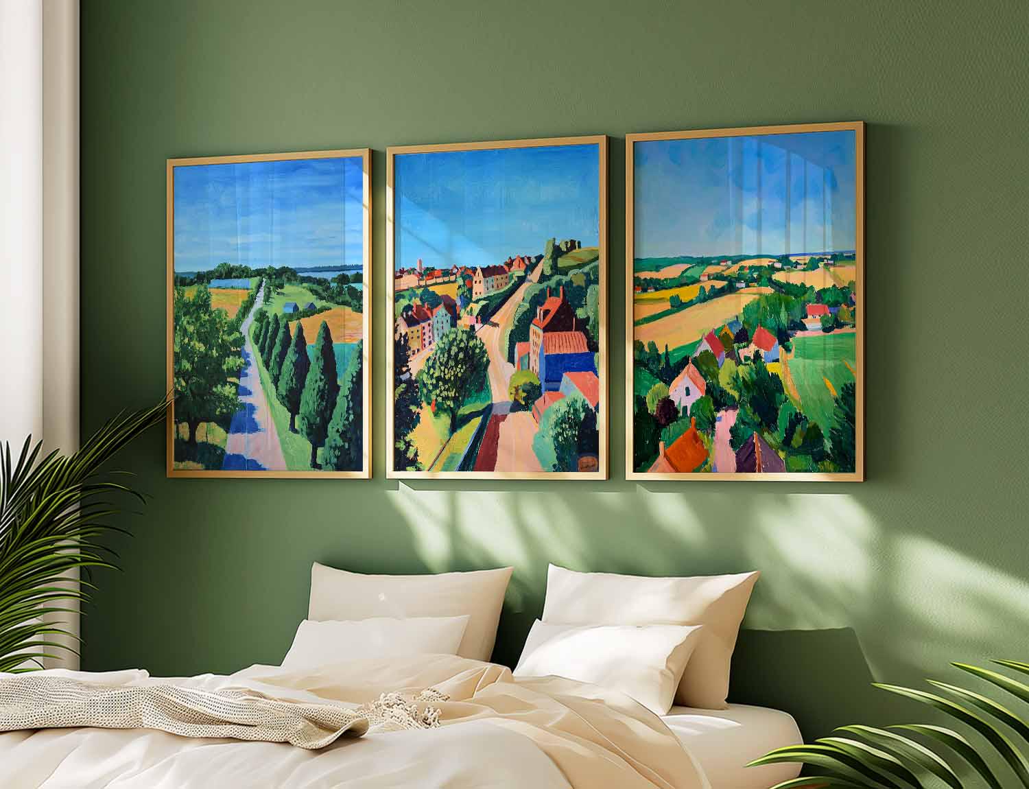 イリノイ州ポスター3枚セット、米国シカゴ＆自然プリントセット