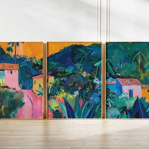 Set of 3 Ecuador Posters, South America Travel Prints, Ecuador Wall Art, Landscape Decor, Ecuador Travel Gift, Adventure Prints