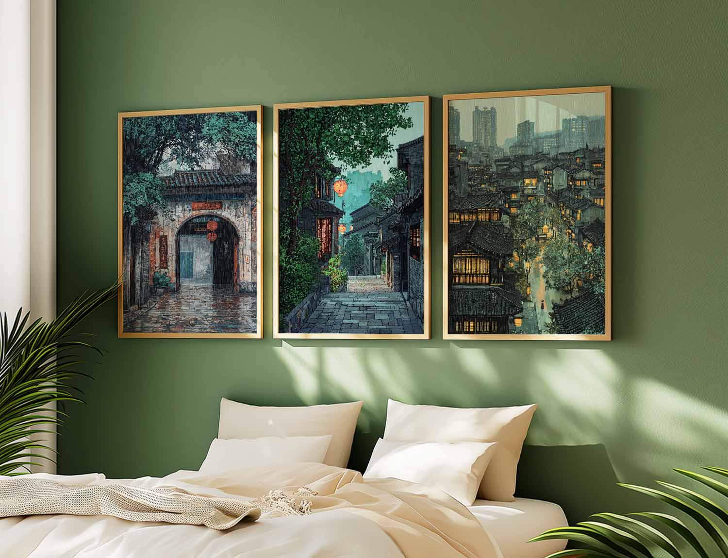 Affiche de voyage de Chengdu / Impression d'art mural Chine