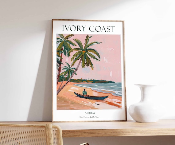 アフリカコートジボワールの壁飾り