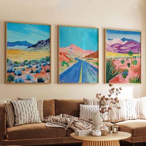 Set of 3 Nevada Posters, USA Prints, Southwestern Wall Art Sets, Nevada Travel Decor, Nevada Landscapes Posters Set, Scenic Home Prints