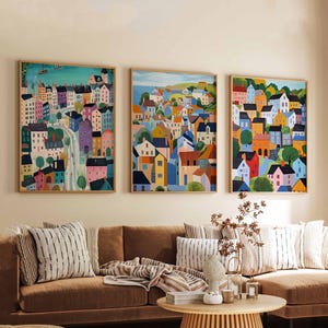 Conjunto de 3 pôsteres de Barry, impressões de viagem do País de Gales, conjuntos de arte de parede costeira, decoração de pôster da Ilha de Barry, presente de impressão de praia para casa