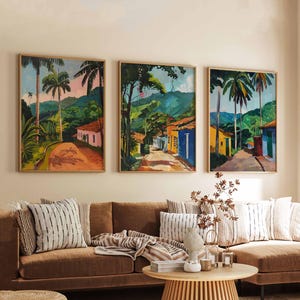 Set of 3 Colombia Posters, Colombia Prints, Travel Wall Art Set, Colombia Landscape Posters, Colombian Art Prints, Colombia Travel Prints