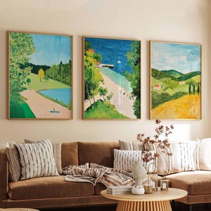 Set of 3 Virginia Posters, USA Travel Prints, Shenandoah Wall Art, Virginia Coastal Decor, Historical Landscape Prints, Virginia Travel Art