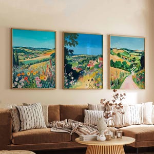 Set of 3 West Yorkshire Posters, England Travel Prints, Leeds Wall Art Set, Yorkshire Countryside Poster Prints, UK Home Decor Gift Set