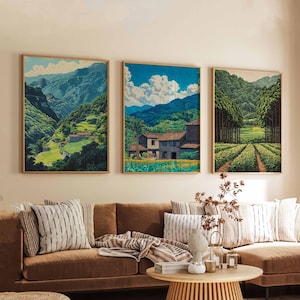 Set of 3 Taiwan Posters, Taiwan Travel Prints, Taiwan Wall Art, Taiwan Decor, Taiwan Photography, Taiwan Art Set, Taiwan Prints