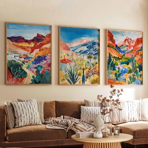 Set of 3 Nevada Posters, USA Prints, Southwestern Wall Art Sets, Nevada Travel Decor, Nevada Landscapes Posters Set, Scenic Home Prints