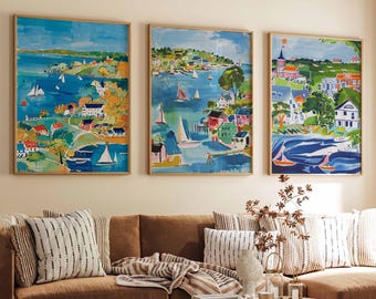 Set mit 3ßßßßßßnnenßer Wandkunst vonßerton Home
