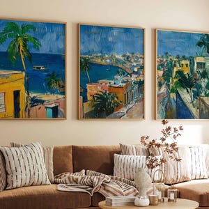 Set of 3 Karachi Posters, Pakistan Travel Prints, Karachi Travel Art, Islamic Wall Art, Islamic Travel Posters, Muslim Gift, Pakistani Decor