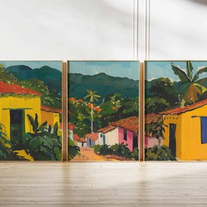Set of 3 Ecuador Posters, South America Travel Prints, Ecuador Wall Art, Landscape Decor, Ecuador Travel Gift, Adventure Prints