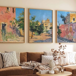 Set of 3 Aleppo Poster Set, Syrian Travel Prints, Islamic Art, Syria Travel Poster Set, Arabic Art, Syrian Gift, Muslim Gift, Wall Print