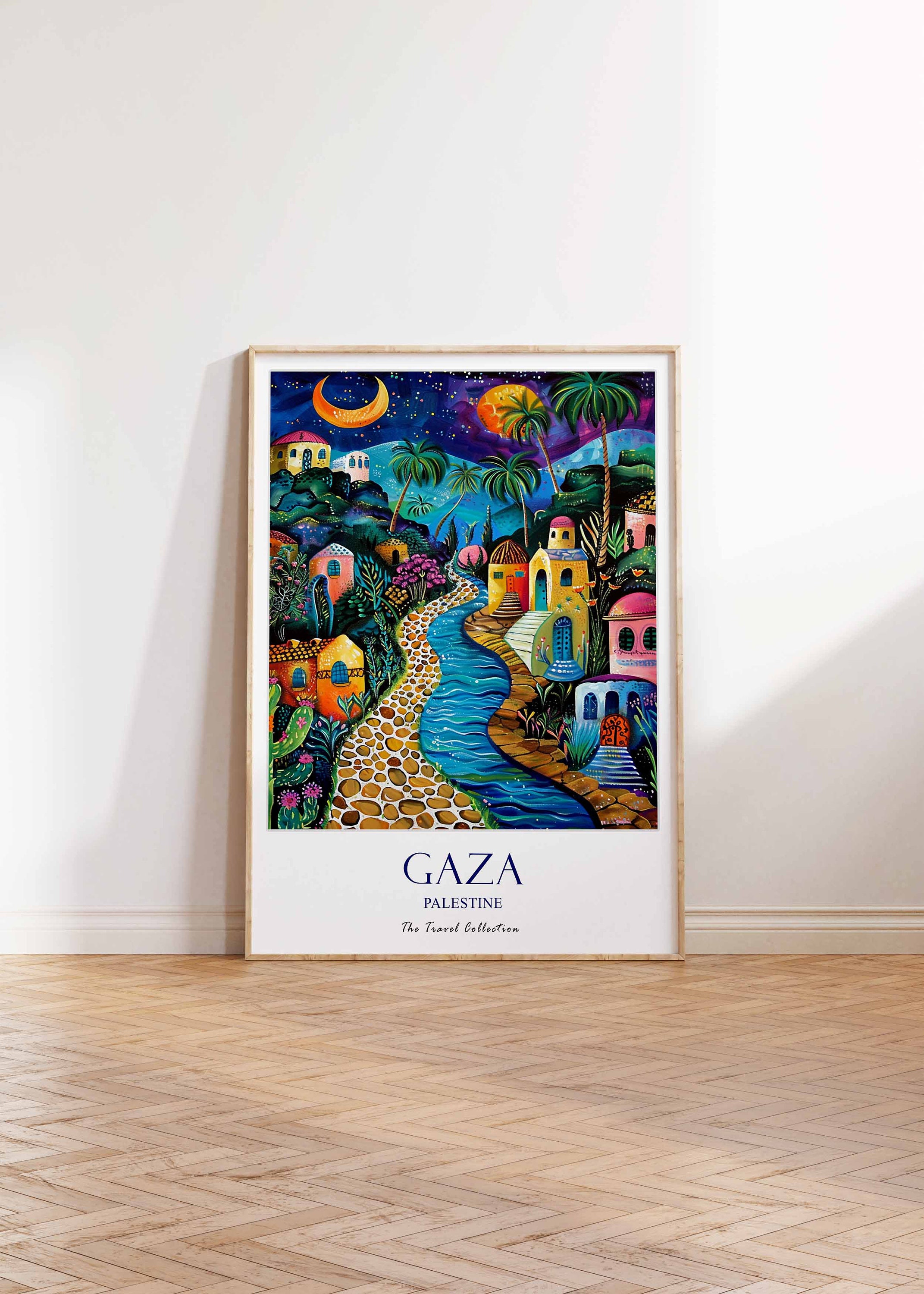 Gaza Print Gaza Print, Gaza Travel Poster, Islamic Decor, Islamic Art, Islamic ...