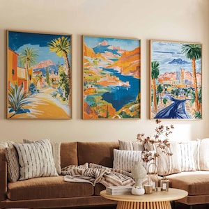 Set of 3 Nevada Posters, USA Prints, Southwestern Wall Art Sets, Nevada Travel Decor, Nevada Landscapes Posters Set, Scenic Home Prints