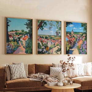 Set of 3 Eltham Posters, London UK Travel Prints, Eltham Wall Art Set, Modern City Poster Prints, Home Decor Gift for London Lovers