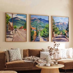 Set of 3 Cleveland Ohio Posters, Travel Posters Set, Cleveland Prints, Ohio Wall Art, Cleveland City Decor, Cleveland Skyline Print