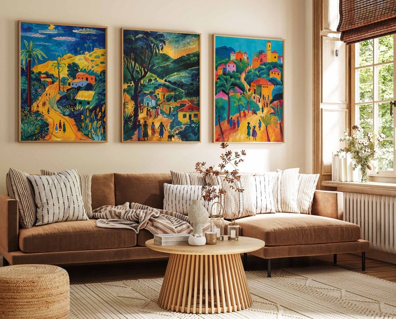 Set of 3 Ethiopia Posters, Ethiopia Travel Prints, Ethiopian Art