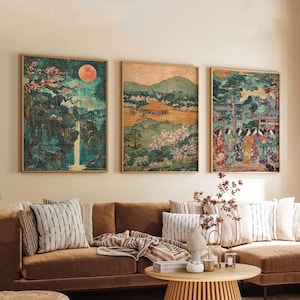 Set of 3 Bandung Posters, Bandung Prints, Bandung Wall Art, Bandung Decor Set, Bandung Indonesia Prints, Bandung Travel Posters