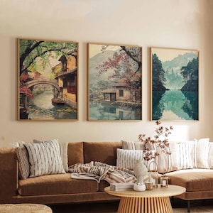 Set of 3 Taiwan Posters, Taiwan Travel Prints, Taiwan Wall Art, Taiwan Decor, Taiwan Photography, Taiwan Art Set, Taiwan Prints