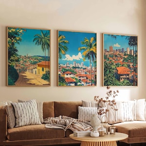 Set of 3 Kampala Posters, Kampala Wall Art, Kampala Prints, Travel Poster Set, Uganda Decor, Kampala Art Prints, Home Decor Set, Gift Idea